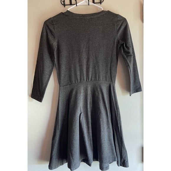 Forever 21 Gray 3/4 Sleeve Dress Size Small - Picture 4 of 14